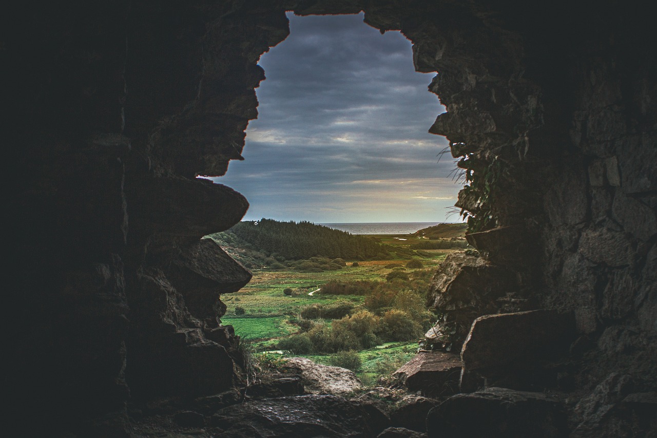 cave, rocks, grassmvegetation-5561771.jpg